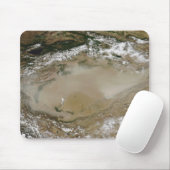 タクリマカン砂漠の砂塵の嵐、西中国 マウスパッド (マウス)