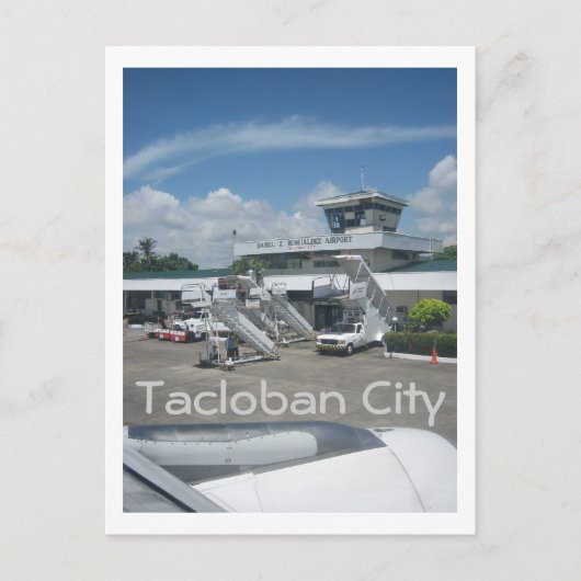タクロバン空港 ポストカード (正面)