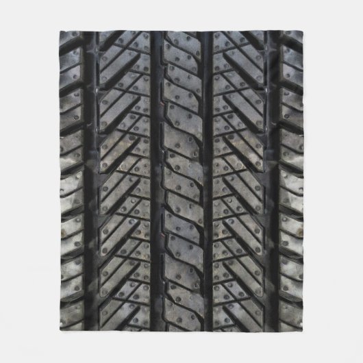 タクールイヤゴ車のム組織デコーラ フリースブランケット (正面)