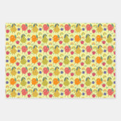 タクールイル模様の農業果物 ラッピングペーパーシート (正面3)