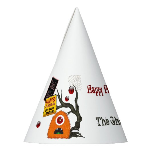 タク不気味ル式ハロウィーン パーティーハット (左)