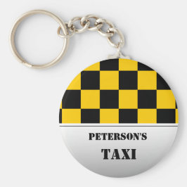 タク市松模様にシ・モノグラム キーホルダー