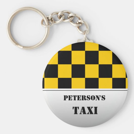 タク市松模様にシ・モノグラム キーホルダー (正面)