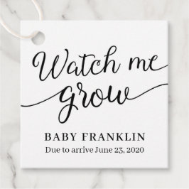 タグの成長を見る、赤ちゃんシャワーの好意タグ、 フェイバータグ