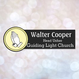 タグの手ま祈たはロゴをグリーターに登録 名札