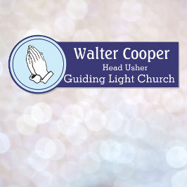 タグの手ま祈たはロゴをグリーターに登録 名札