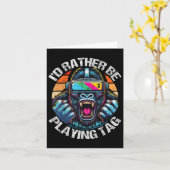 タグゴリラモンキータグゴリラで遊んでる方がいい カード (黄色い花)