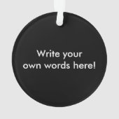 タグス川の古いフェリーとリスボンのスカイライン オーナメント (裏面)