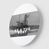 タグボートとして堅い大きい柱時計 ラージ壁時計 (傾斜)