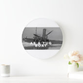 タグボートとして堅い大きい柱時計 ラージ壁時計 (ホーム)