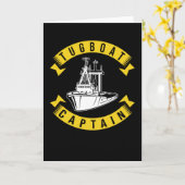 タグボートキャプテン カード (黄色い花)