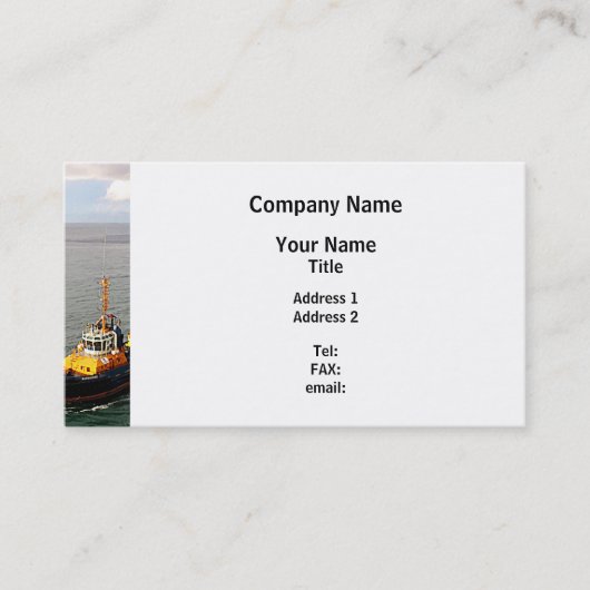 タグボートバルバドスII 名刺 (正面)