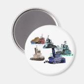 タグボートメドレー マグネット (正面/裏面)