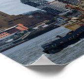 タグボート及び肝臓建物 ポスター (角)