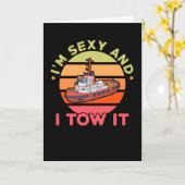 タグボート カード (黄色い花)