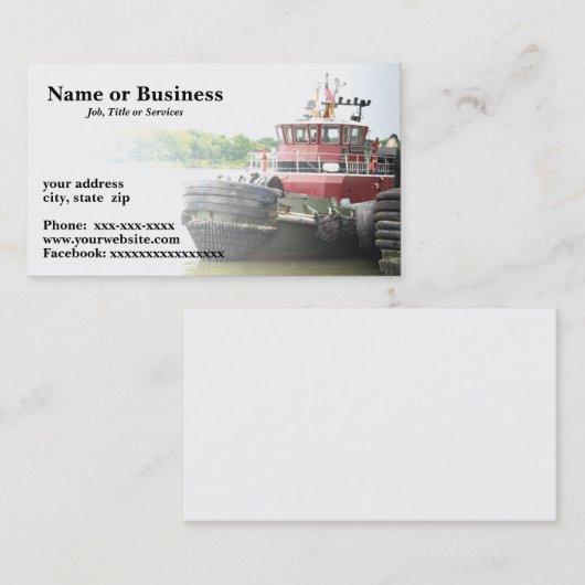 タグボート 名刺 (正面/裏面)