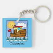 タグボーパーソナライズされたト キーホルダー (裏面)