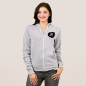 タグラインとBWBTCフレシージャケットフード付きスウェットシャツ パーカ (正面フル)