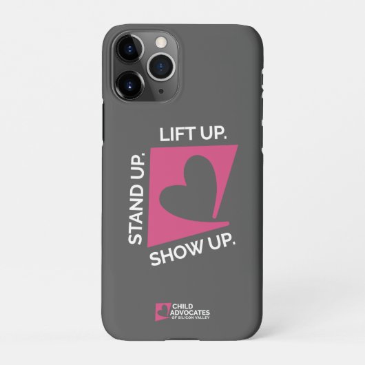 タグラインダークグレー携帯電話ケース iPhoneケース (裏面)