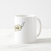 タグ付けが最も重要 コーヒーマグカップ (正面右)
