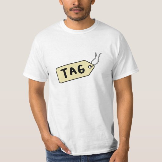 タグ付けが最も重要 Tシャツ (正面)