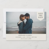 タグ付シンプルき写真 セーブザデート (正面)