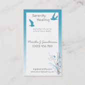 タケおよびブルーバードの名刺 名刺 (裏面)