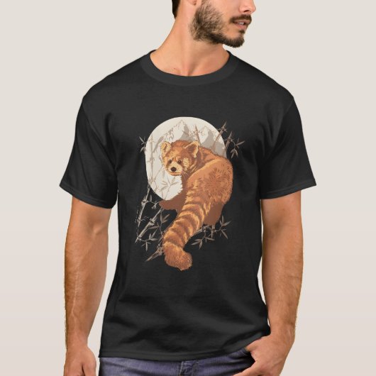 タケとレッドパンダの美学 Tシャツ (正面)