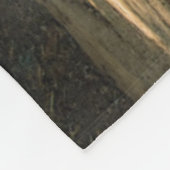 タケの列 フリースブランケット (角)