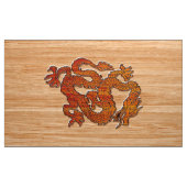 タケの東洋のドラゴン ファブリック (ヤード)