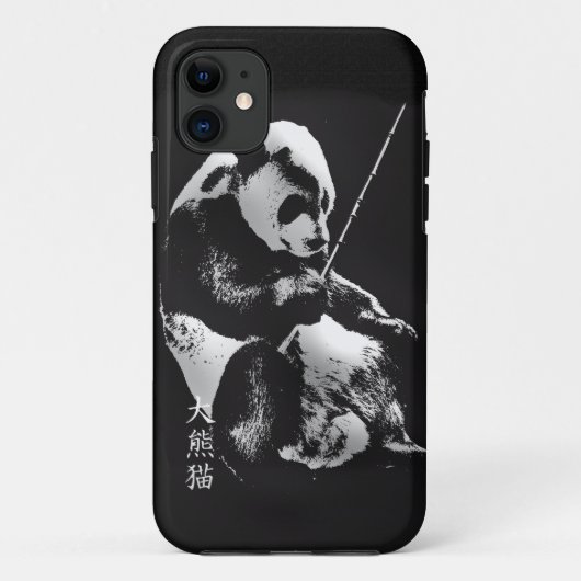 タケの葉で遊ぶかわいいジャイアントパンダ Case-Mate iPhoneケース (裏面)