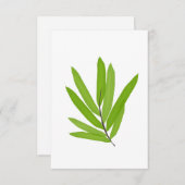 タケの葉 サンキューカード (正面/裏面)