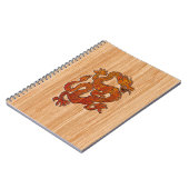 タケの赤いドラゴンは好みます ノートブック (左側)