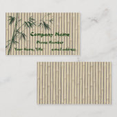 タケはスクリーンを去ります 名刺 (正面/裏面)