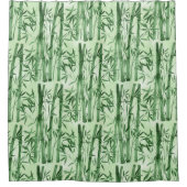 タケは分岐します シャワーカーテン (正面)