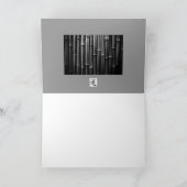 タケは旅行のハッピーバースデーカードを去ります カード (内部)