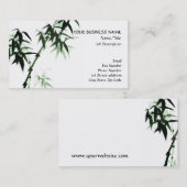 タケは東洋の禅のTouchにつきまといます 名刺 (正面/裏面)