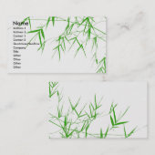 タケは東洋の禅を去ります 名刺 (正面/裏面)