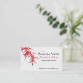 タケは赤い名刺を去ります 名刺 (スタンド正面)