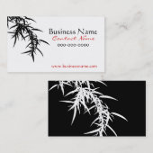 タケは黒い名刺を去ります 名刺 (正面/裏面)