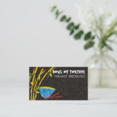 タケアジア食糧ボールの箸の名刺… 名刺 (スタンド正面)