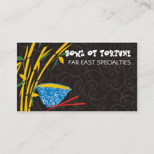 タケアジア食糧ボールの箸の名刺… 名刺 (正面)