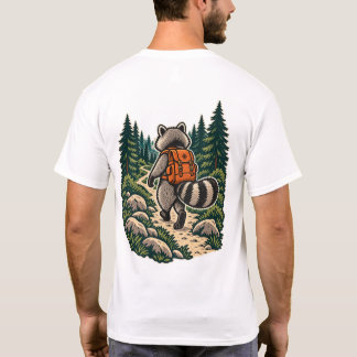 タケアハイク アライグマ ハイカー ビンテージ アウトドアTシャツ Tシャツ