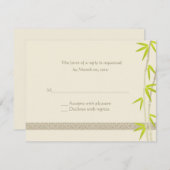 タケデザインの応答カード 出欠カード (正面/裏面)