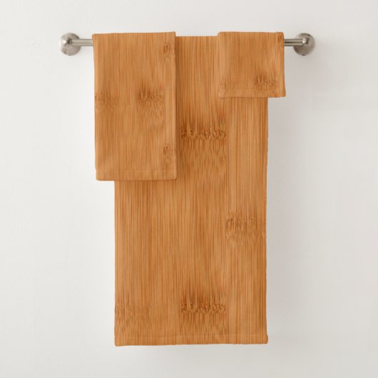 タケトーストの木製の穀物の一見 バスタオルセット (インサイチュ)