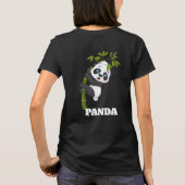 タケノコ仲間 スナックパンダと一緒にかくれんぼ Tシャツ (裏面)