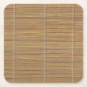 タケビーチのマットの正方形紙のコースター スクエアペーパーコースター (正面)