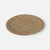 タケビーチのマット7インチの紙皿 ペーパープレート (アングル)