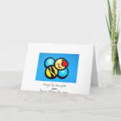 タケフェンス越しに楽園 カード (裏面)