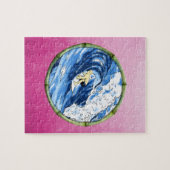 タケ円のサーファー ジグソーパズル (横)